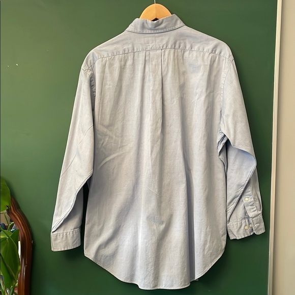 Ralph Lauren Men’s 17.5, 32/33 Chambray Button Down Shirt Classic - Picture 7 of 7